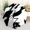 1pc Cat Family Automatic Open 8-Rib Windproof Umbrella, Travel & Commuting, Suitable for All Seasons
