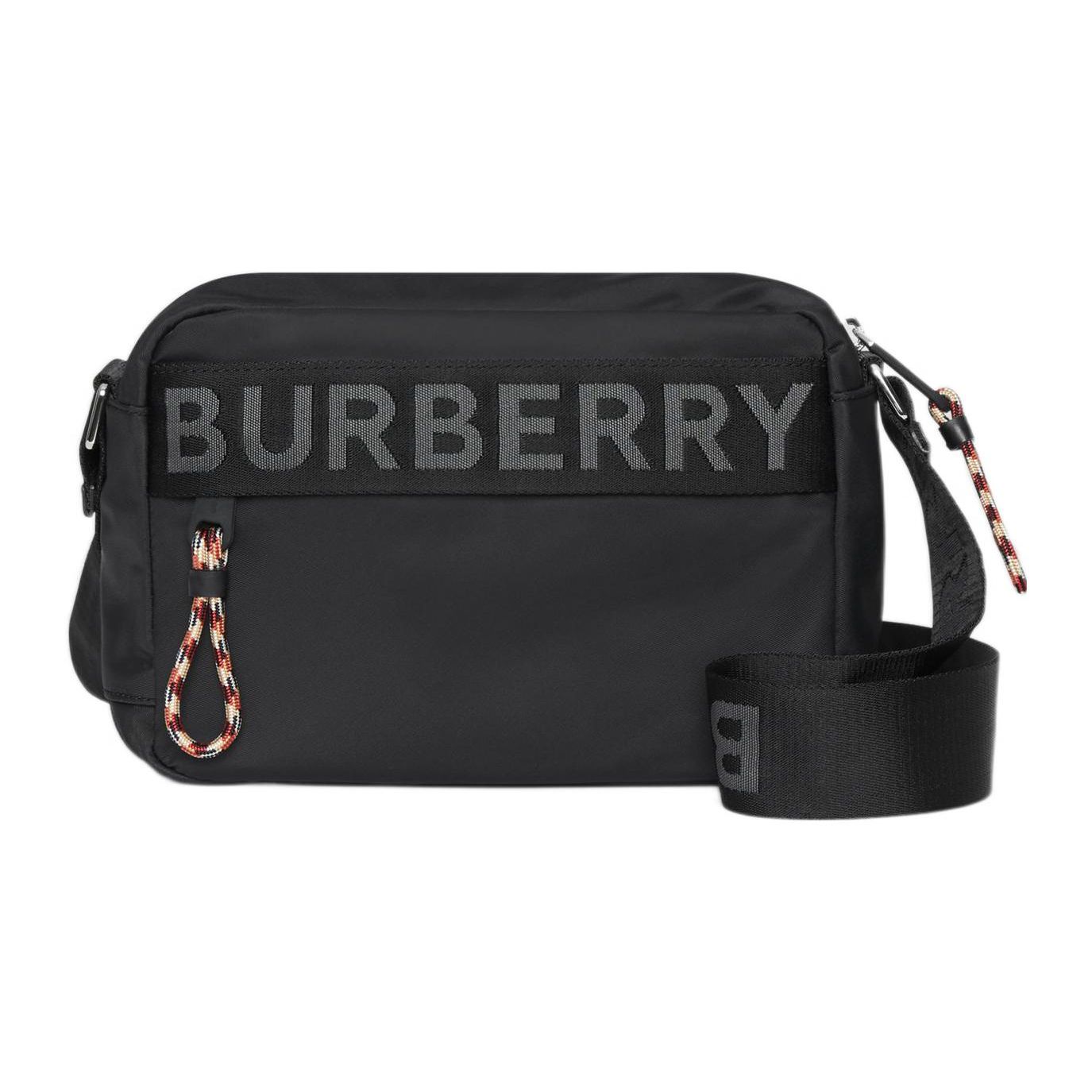 

Burberry ECONYL Логотип Сумка через плече Чорний Чоловічі Сумки на плече 8025669 Basic Set (Bag+Dust Bag)