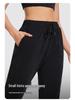 Unisex Quick-Dry Breathable Running Pants with Double Side Pockets and Elastic Drawstring