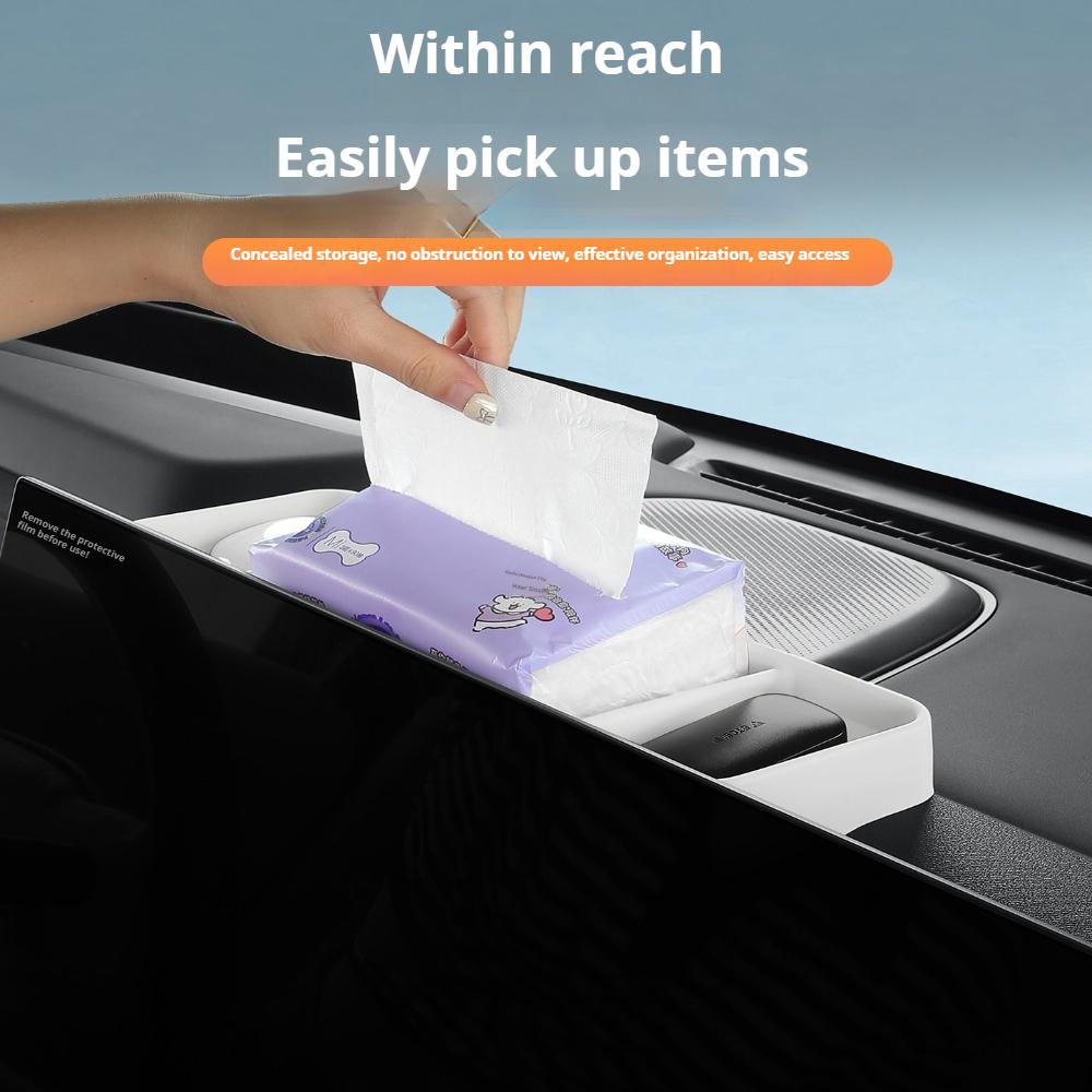 Fit For LYNK & Co 900 Car Specialized Center Console Screen Rear Storage Box Car Tissue Box Organizer Interior