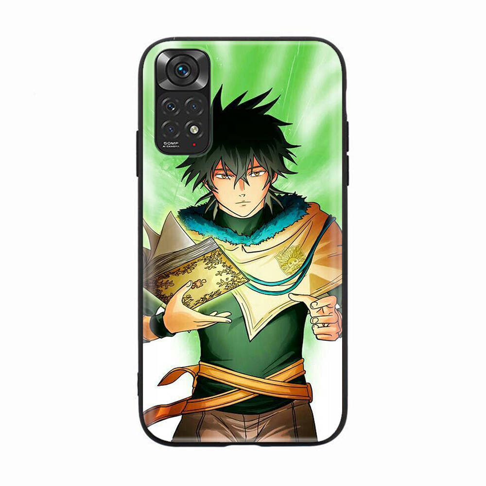 

Чехол D-61 Black Clover Black Sofe для iPhone 16 15 Plus 14 13 Mini 12 11 Pro 8 6 6S SE 5 XR XS Max Realme C30 C33 C32 9I VIVO V29 V27 V23 Y36 Huawei Nova 4E олений