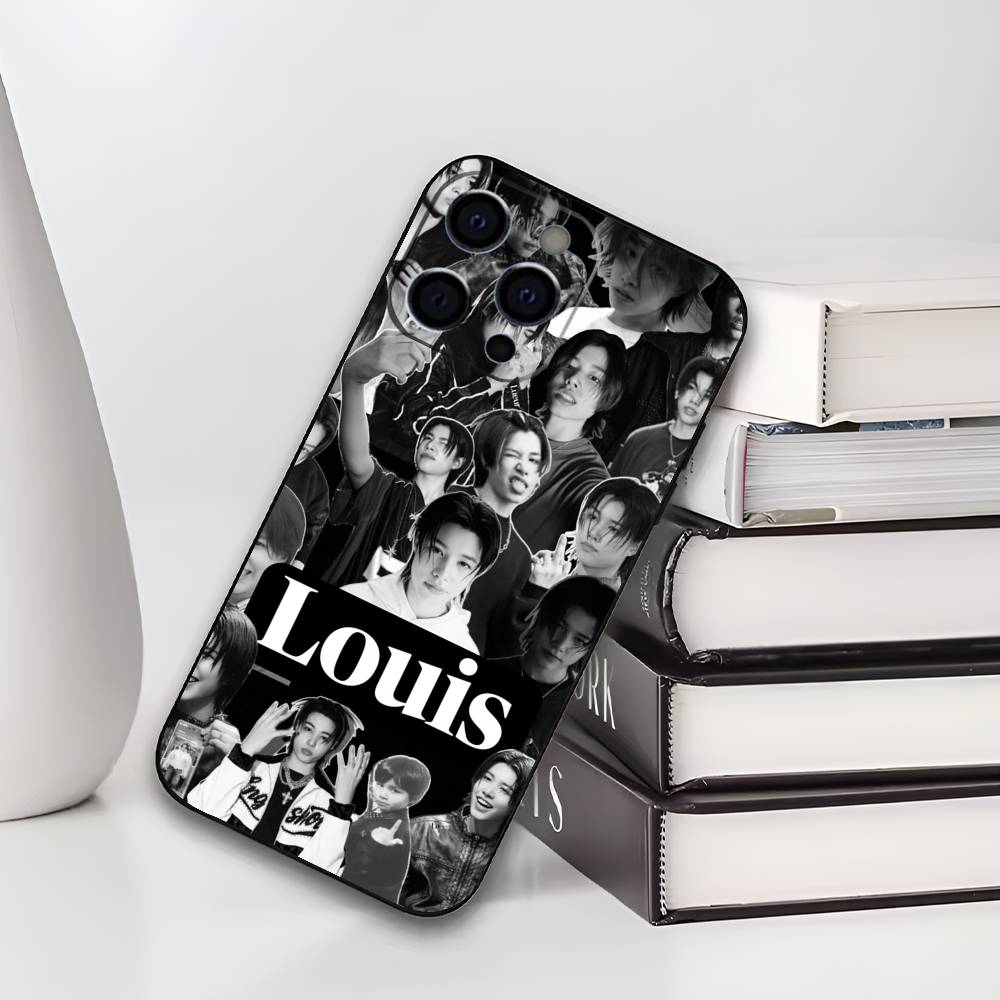 LOUIS LNGSHOT Phone Case For iPhone 17,16,15,14,13,12,11 Plus,Pro Max,XS,Soft Black Cover