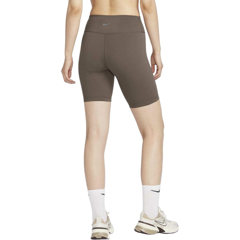 Nike One Breathable Quick-Dry High-Waisted Cycling Pants Women Bottoms Mineral-Grey Black FN3207004