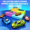 Non-Toxic Sembo Cool Fission Sports Car Assemblage Building Blocks Kits Moc Racing Vehicle Model Bricks Kids Toys For Children Christmas Gifts