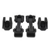 2 Set of Hood Latch Safety Catches & Brackets for Jeep Wrangler JK 2007 2016 55395653AF