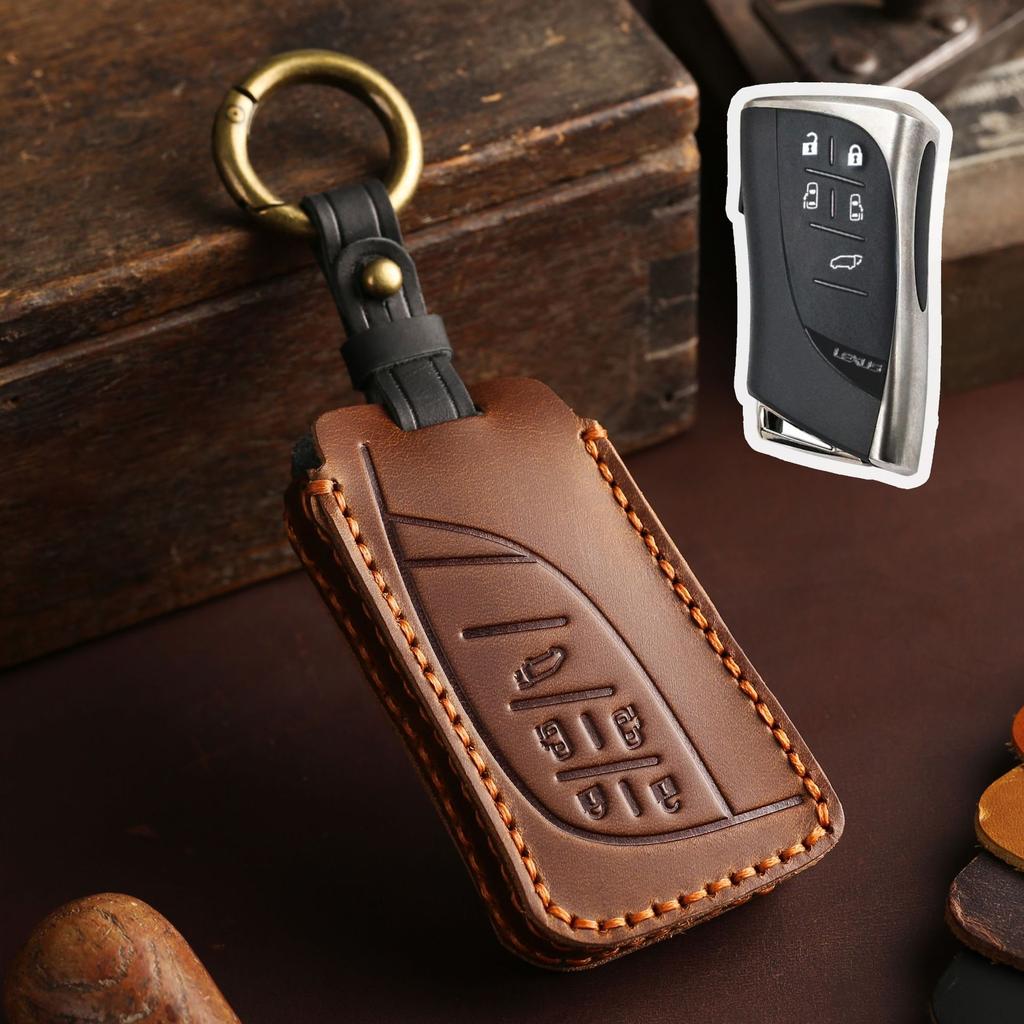 The Key Case Is Suitable for Lexus Es200/rx/es300/nx200 Lexus Car Key Case, Genuine Leather Handmade.