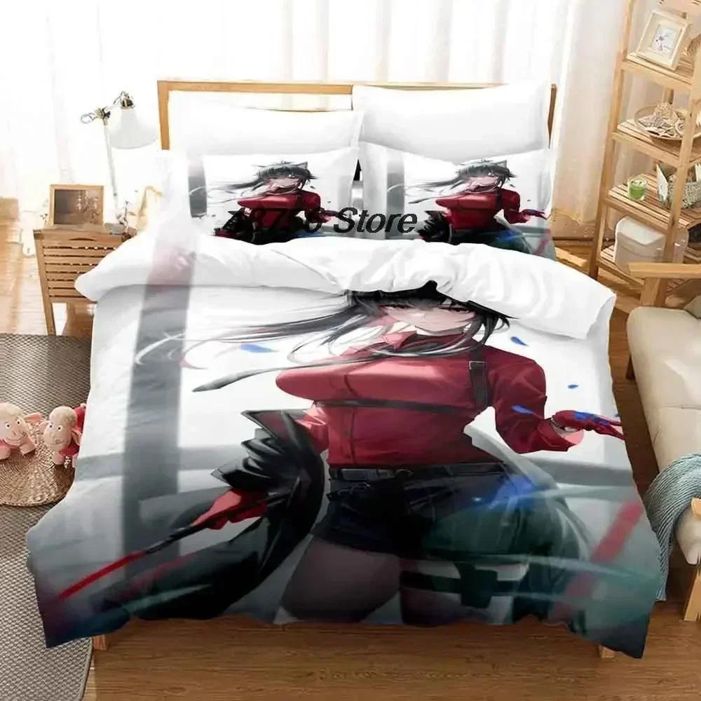 New Arknights Bedding Set Single Twin Full Queen King Size Bed Set Adult Kid Bedroom Duvet Cover Sets 3D Anime Bed Sheet Set
