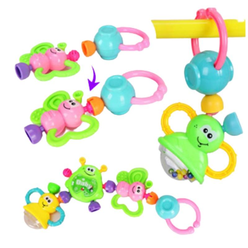 Set Newborn Rattle Baby Early Education Handbell Fancy Musical Toys 7pcs