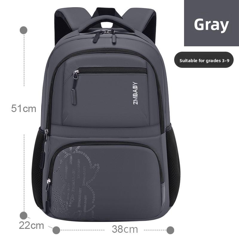 

Sesame Baby School Backpack For Kids Oxford Fabric Lightweight And Durable сірий