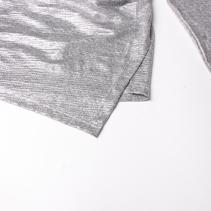 Sassy & Spicy 2025 Summer Shiny Off-Shoulder Slimming Top for Women