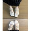 Inner Heightening Ballet Shoes Women's Flat Bow Rhinestone Mary Jane Shoes One-word Strap Shoes