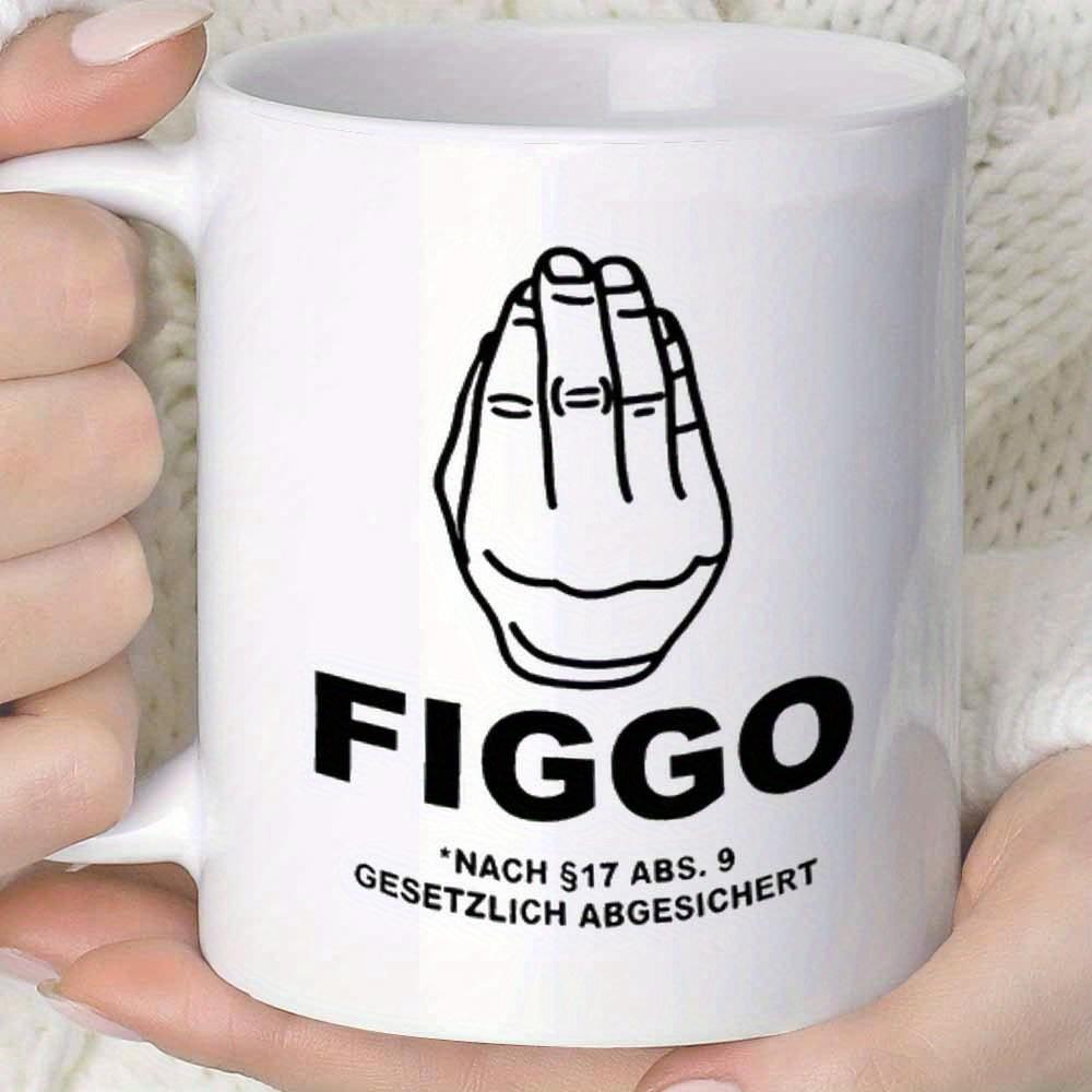 Novelty FIGGO Locking Mug Coffee Cup Juice Cup 11Oz 360Ml Fun Gift 320ml
