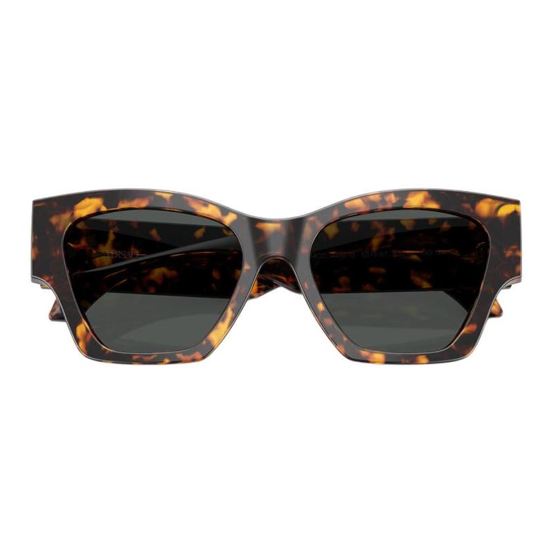 Versace Brand Logo Acetate Square Sunglasses Women's Tortoise 26132476 VE4492U551487-Tortoise F