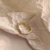 Vintage Enamel Drip Glaze Adjustable Open Ring – Women's Light Luxury Design