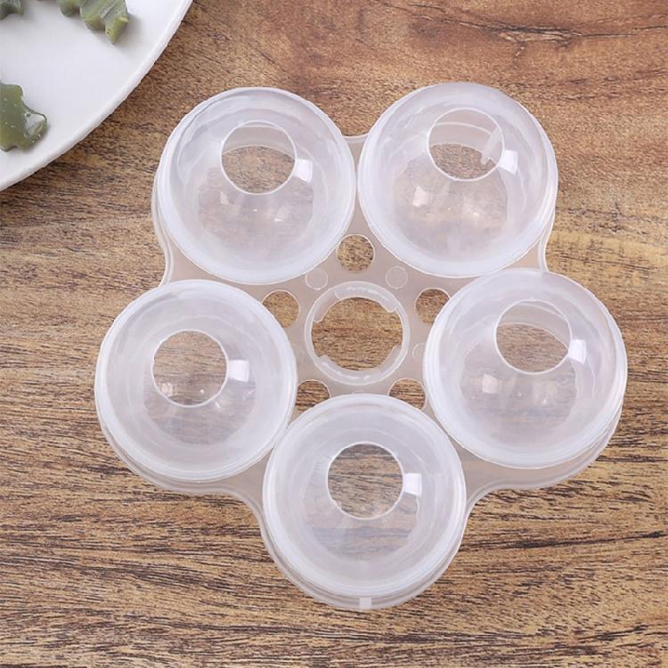 Hard Boil Eggs Without for Shell Egg Poacher Cups Non-stick Egg Dividers Molds 5