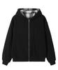 OPENYARD(OY) Reversible Check Hooded Jacket - Black