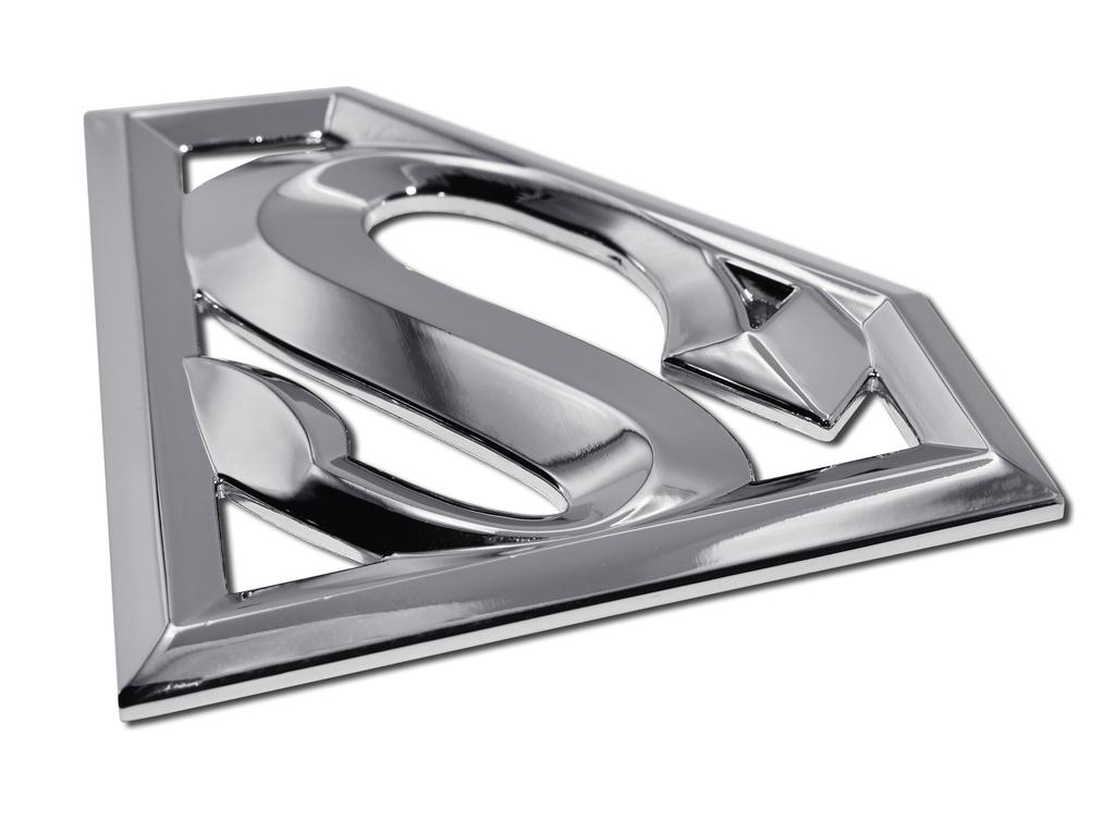 Elektroplate Superman 3D Chrome Metal Auto Emblem