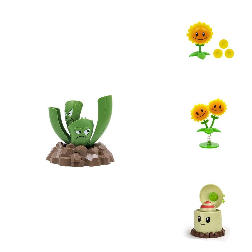 Plant Vs. Zombies Toy Set With Multiple Characters And Weaponry
