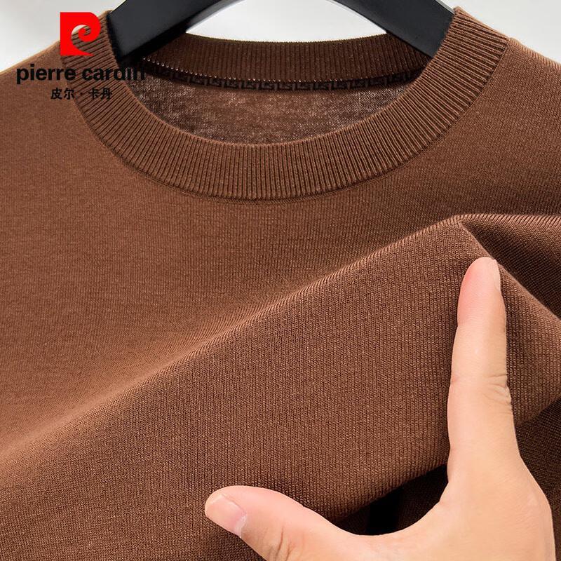 Pierre Cardin Men's Wool & Silk Blend Crew Neck Sweater