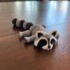 Joints Movable Raccoon Bucket Ornaments 3D Printed Articulated Raccoon Toy  For Children's Toys