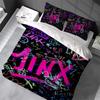 Hot Anime J-JinX A-Arcane Bedding Set Soft Comforter Cover With 1/2pcs Pillow Shams For Kids Adults Microfiber Quilt Cover
