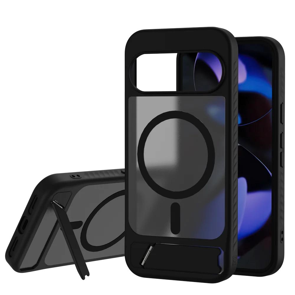 For Google Pixel 10 Pro XL Dofee Magnetic Case TPU+PC Magsafe Charging with Stable Stand Protection Back Cover