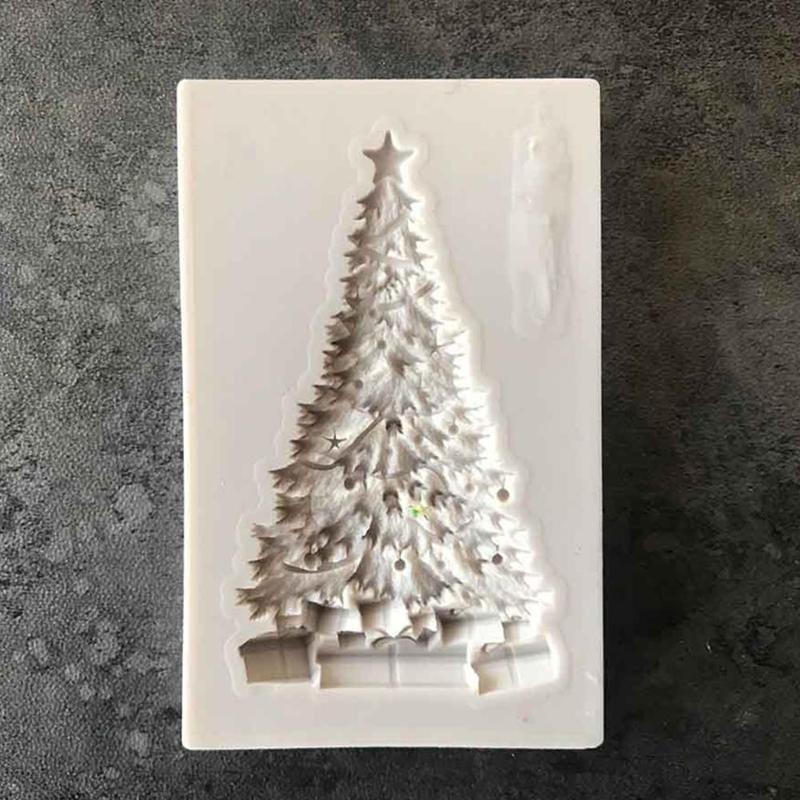 Christmas Tree 3 Tress Shape Silicone Cake Mold,Kitchen Baking Mold For Chocolate Pastry Cake Mold