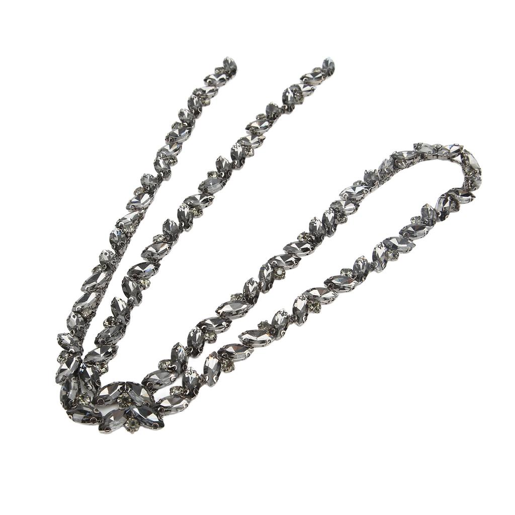 Szklany Łańcuch Pazurkowy Wysoka Twardość Kolor Jednorzędowe Paski Cyrkoniowe do Odzieży Butów Biżuterii