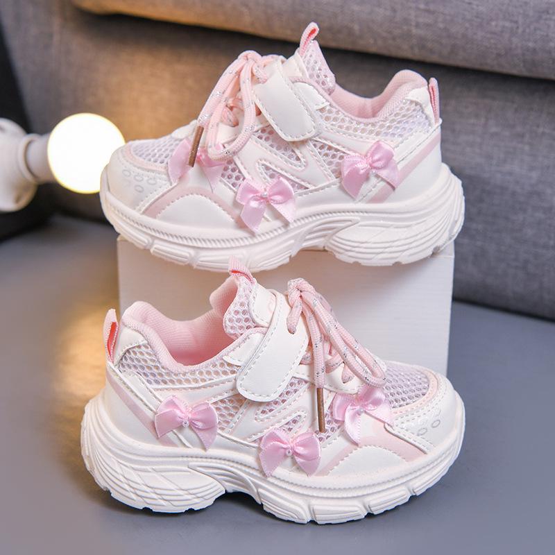 2026 Kids' Mesh Sneakers: Spring/Summer Casual Running Shoes for Girls
