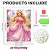 Disney Pearl Painting Rapunzel Rapunzel Castle Creative 5D Pearl Embroidery Cross Stitch Kit Handmade DIY Home and Room Decor Gift