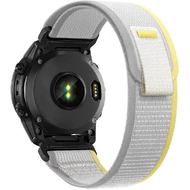 26mm Watch Band for Garmin Fenix 7x Sapphire Solar Fenix 6x Pro Solar Fenix 5x 3 Hr Quick Release Fit Nylon Watch Strap Replacement for Garmin Epix 2