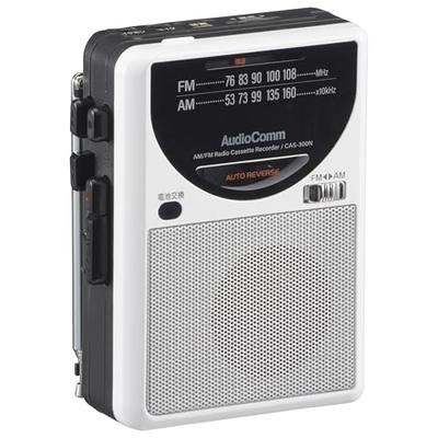 OHM AudioComm Cassette Recorder with Radio | OHM Electric CAS-300N 03-5567