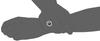Monroe Message College 925 Sterling Black Cubic Japanese Size 16 Dr. Ring, Silver, Zirconia, FC-195-SV-BCZ-16,