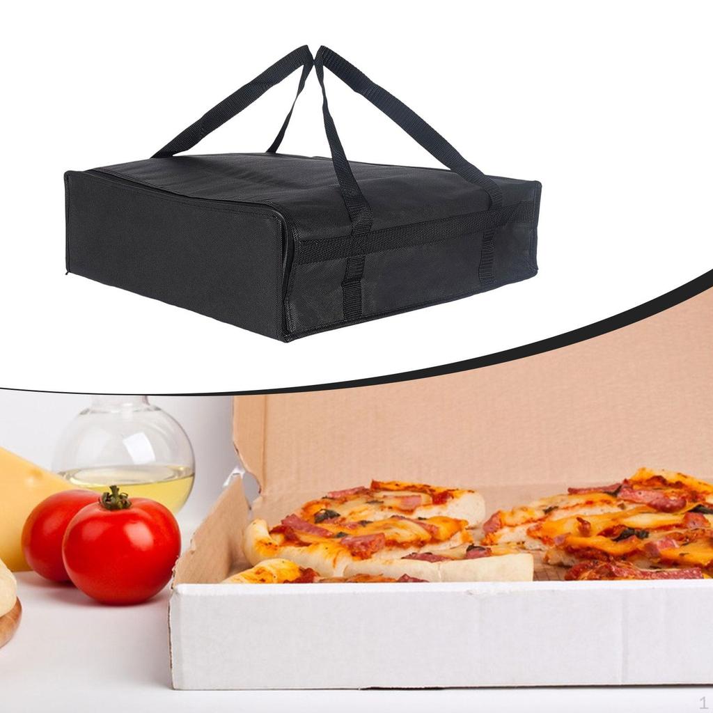 Bag Carrying Case Cold Food Storage Easy To Clean Pizza Warmer for Takeaway Camping