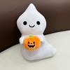 PumpkinGhost Plush Toy Halloween Cozy Stuffed Pumpkin Ghost Decor Gift Cute Soft Pillow