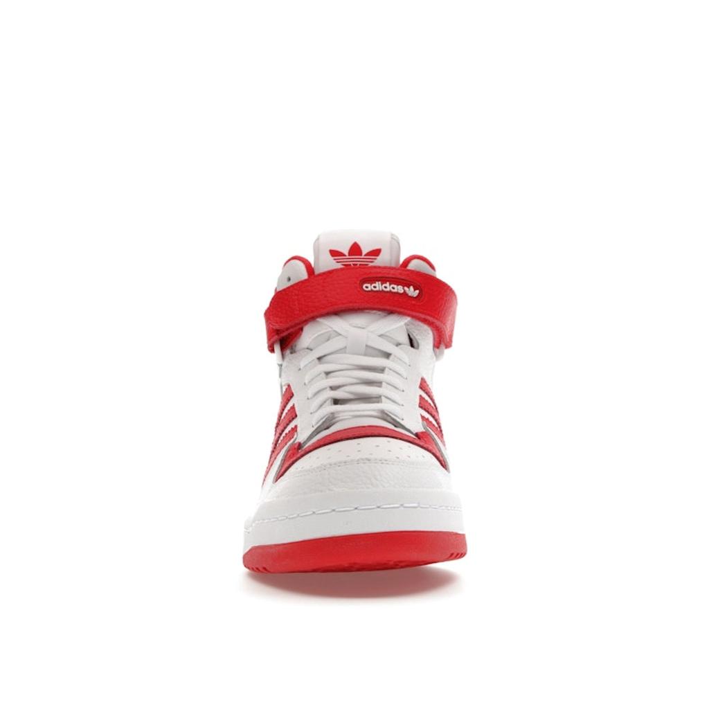 Adidas Sneaker Unisex Forum Mid Bianco Rosso Vivace Bianco Nuvola GY5819