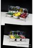 304 Stainless Steel Compartmented Display Rack with Lid for Kindergarten Meals and Cold Dishes