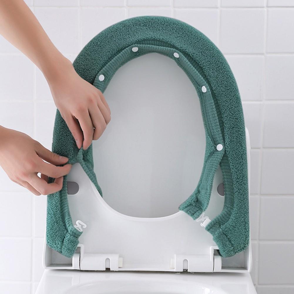 Washable and Reusable Toilet Mat Cover Pad Keep Your Seat Warm and Comfy