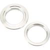 44mm Wastegate Flange Set, Wastegate V Band Clamp Set, Stainless Steel Inlet Outlet Weld Kit Replacemet for TIAL MV R MVR VBAND