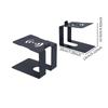 Desktop Speaker Stand Rack Holder Metal Iron C Shaped