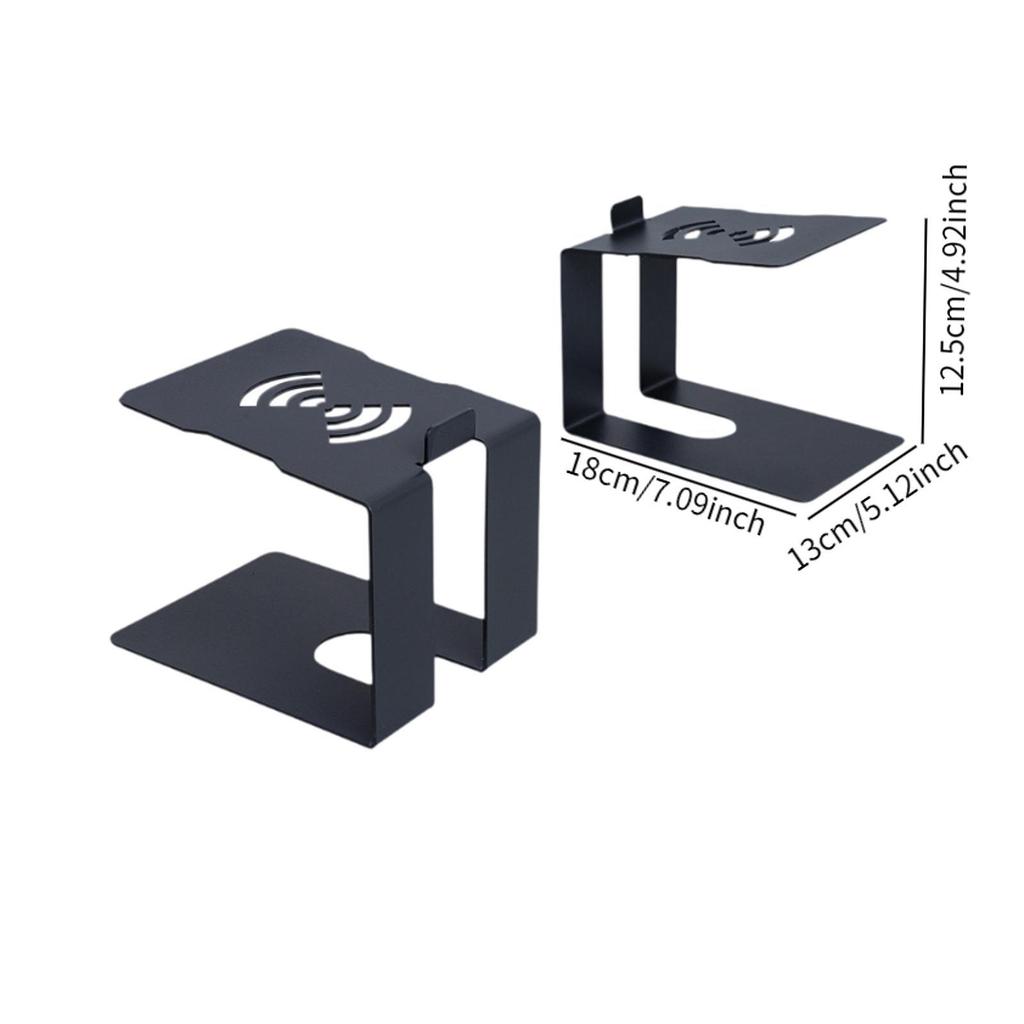 Desktop Speaker Stand Rack Holder Metal Iron C Shaped