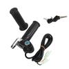 Accelerator cu Rotație Parțială 36V cu Indicator LED de Putere Blocare cu Cheie pentru Biciclete Electrice Scutere