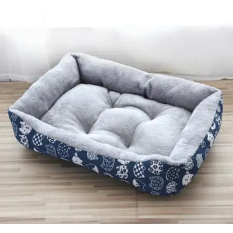 Soft Pet Bed Flannel Thickened Pet Fleece Dog House Soft Fleece Nest Dogs Baskets Mat Puppy Kennel For Cat Breathable Pets Bed