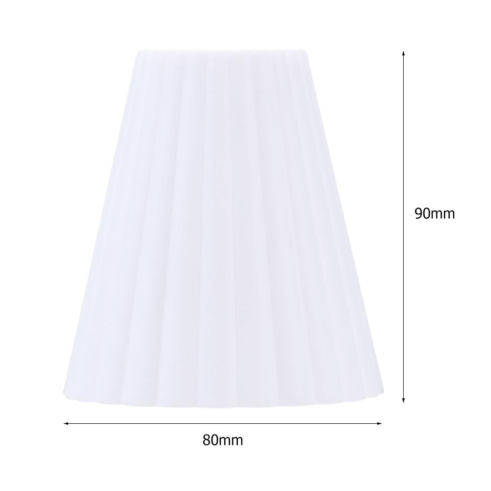 1-3Pcs White Lampshade Cover Flashlight Lampshade Bedroom Bedside Household Bulb Dustproof Decor Outdoor Camping Light Covers
