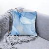 Elegant White Marble Pattern Cushion Cover Premium Comfort Reversible Pillow Cove Two In One Design for Any Room  Car Interior