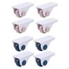 4Pcs Self Casters Wheels with Degree Universal Rotation Small Pulleys Sticky Wheel Roller Ball for