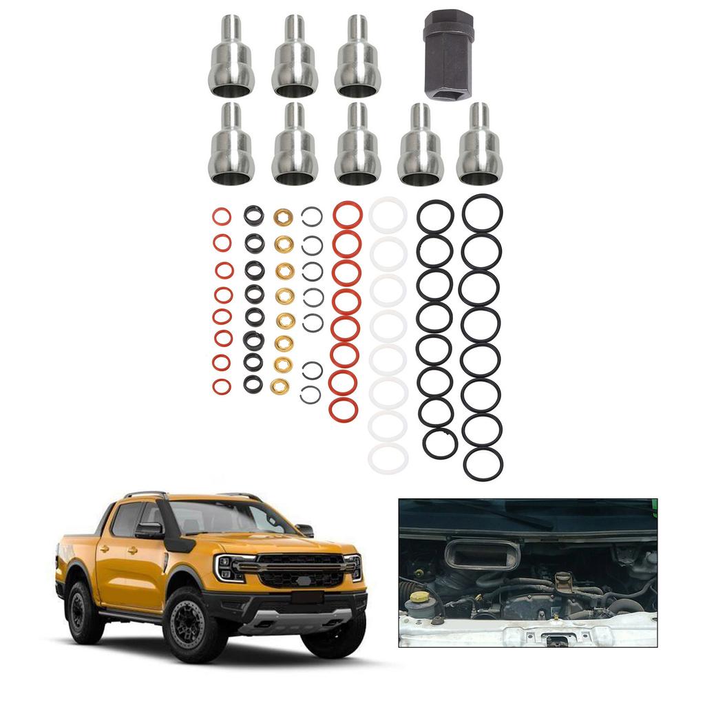 Oil Nozzle Sleeve Set Oil Rail Leak Repair Kits Efficient Oil Rail Leak Fix Tool for 6.0L Powerstroke Simple Intallation
