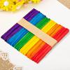 50 Pcs/saco Palitos de Sorvete Palitos Coloridos Material DIY Artesanal Palitos Lisos