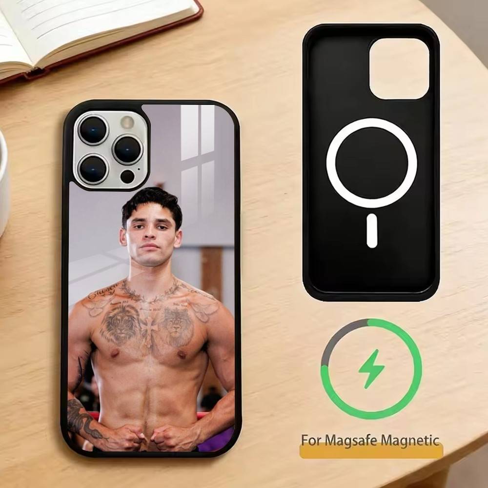 Ryan Garcia Handyhülle Für iPhone17,16,15,14,13,12,11 Plus,Pro Magnetisch Für Magsafe Kabelloses Laden