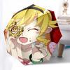 1pc Outdoor Umbrella with Cute Anime Character Design - Automatic Opening/Closing, Portable 3-Fold Design, 8-Rib Iron Frame, Perfect Gift for Fan